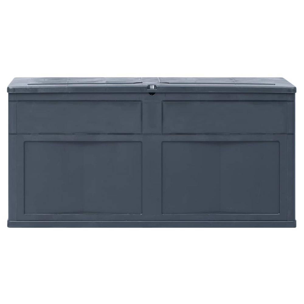 Garden Storage Box 320 L Black - anydaydirect