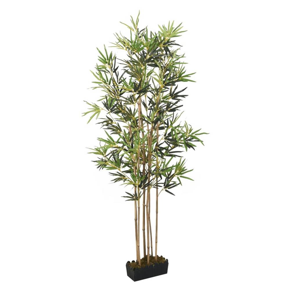 vidaXL Artificial Bamboo Tree 368 Leaves 80 cm Green - anydaydirect