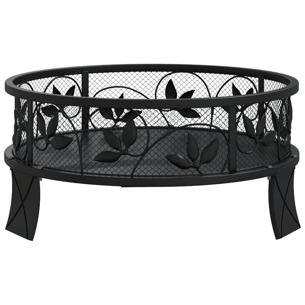 Fire Pit with Poker 50 cm XXL Steel - anydaydirect