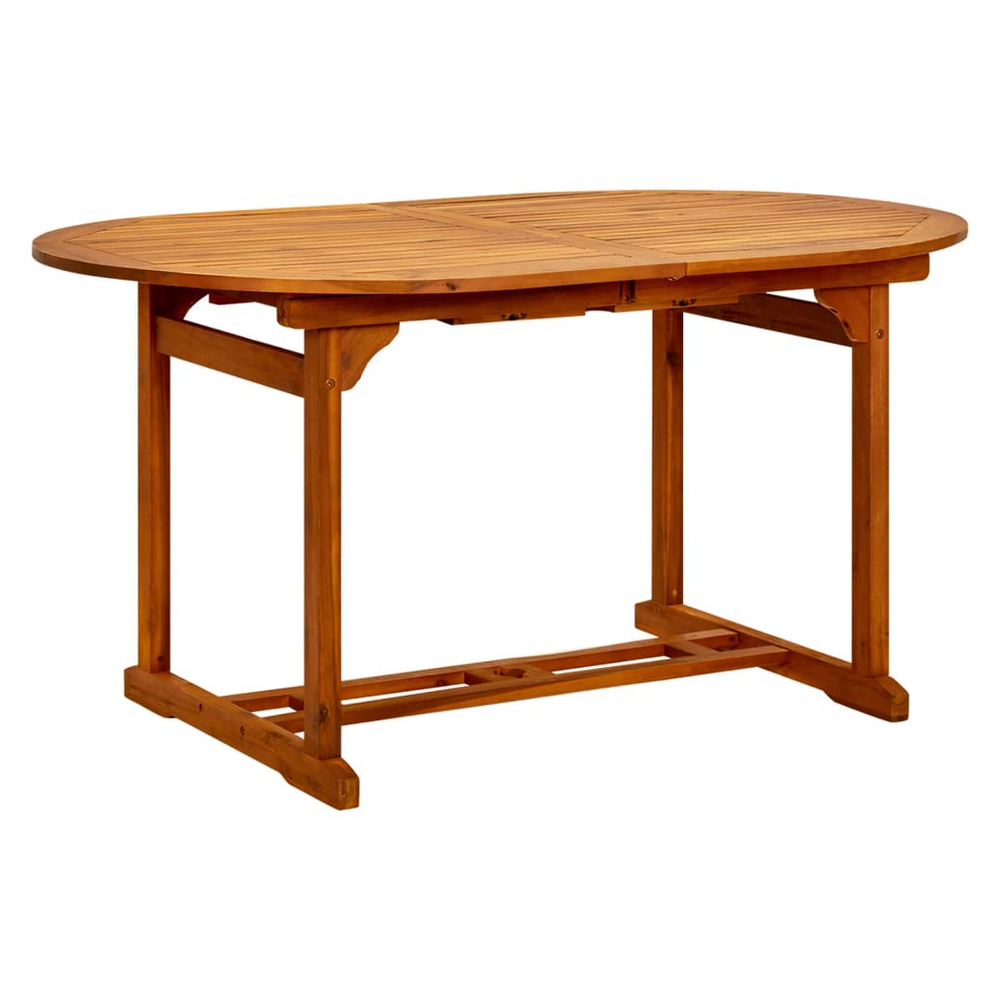 Garden Table 200x100x75 cm Solid Acacia Wood - anydaydirect