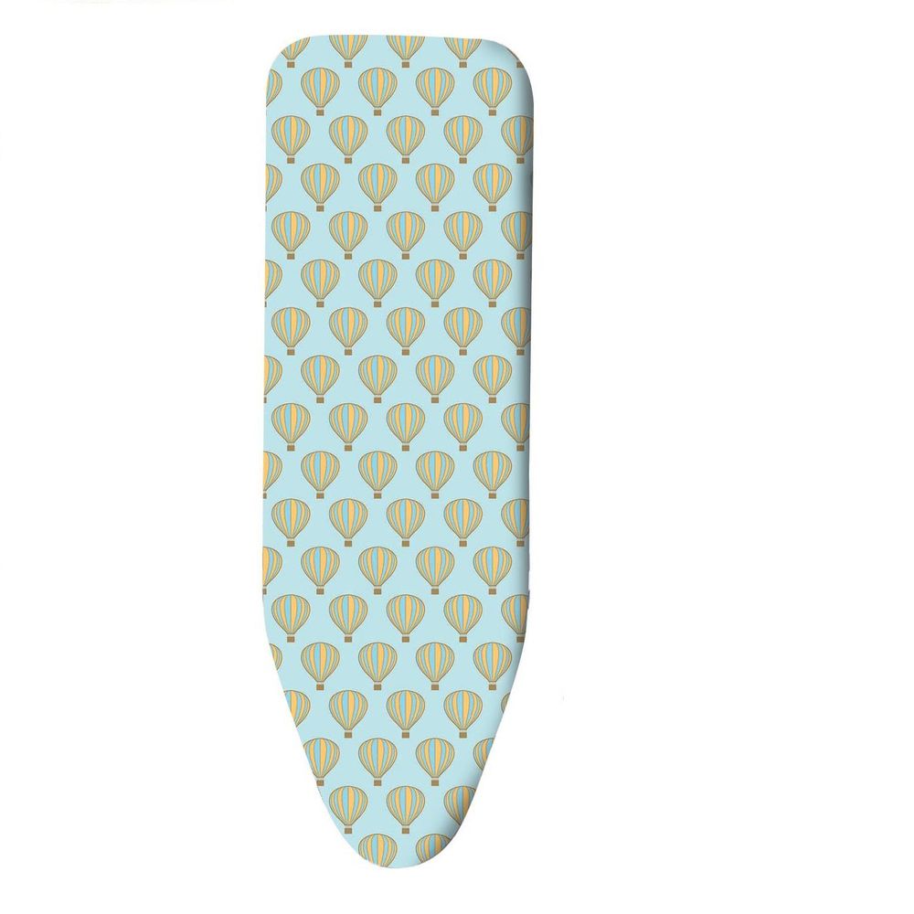 Ironing Board Cover Foam Back padding 100% Cotton Easy Fit, 140x52 cm - anydaydirect