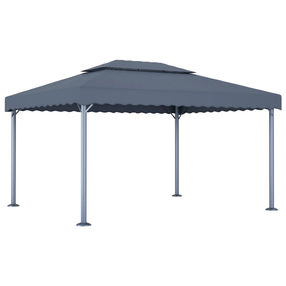 Gazebo 400x300 cm Cream Aluminium - anydaydirect