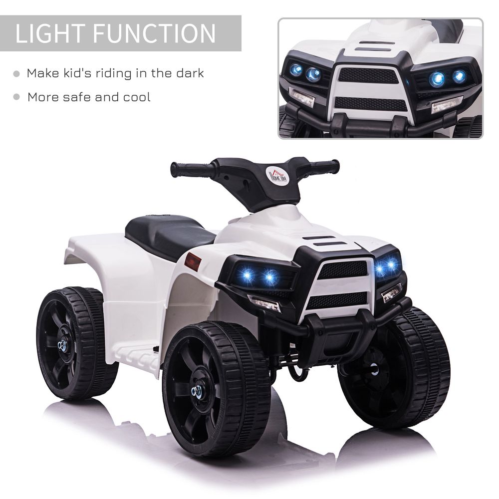 6 V Kids Ride on Cars Electric ATV for 18-36 months Toddlers +Black - anydaydirect