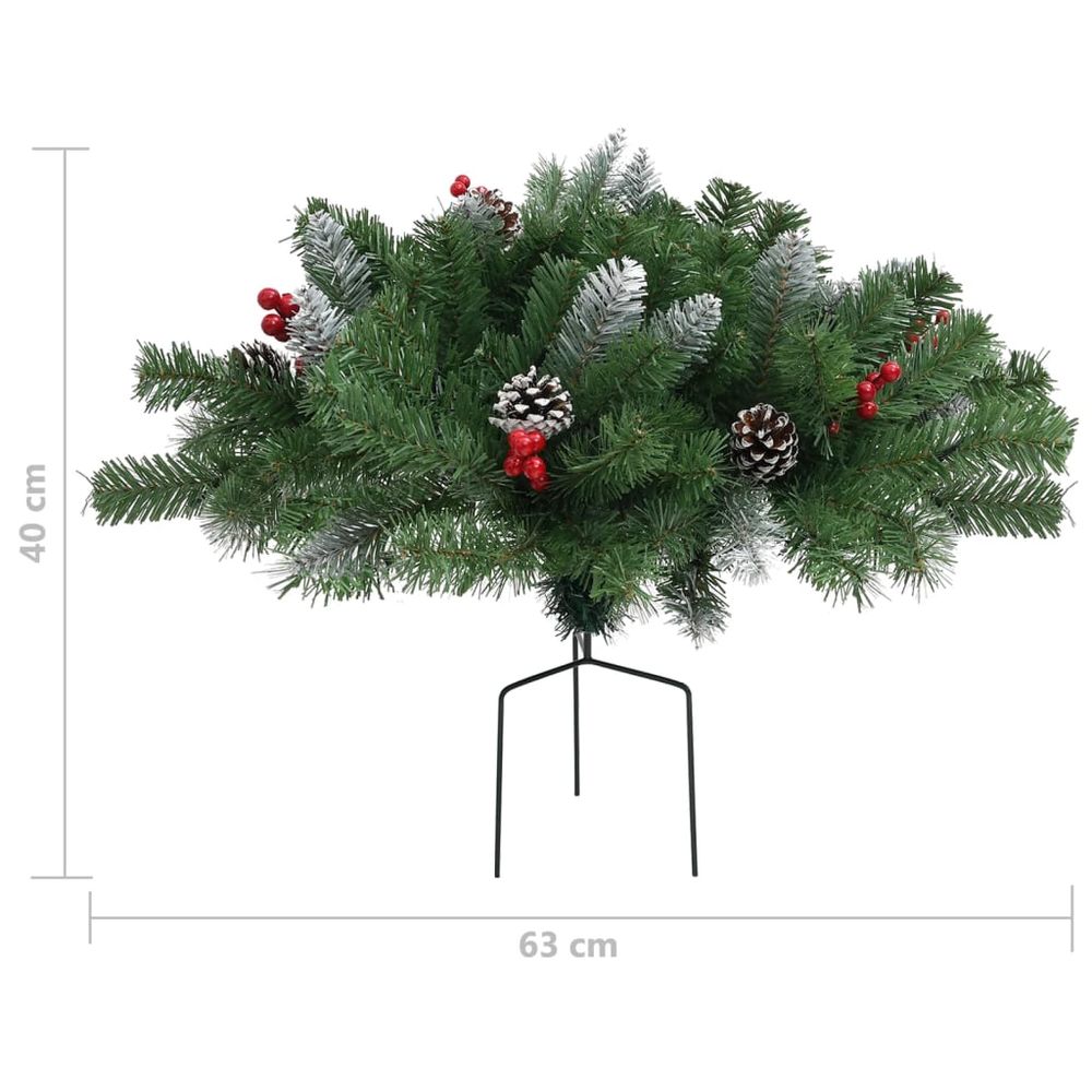 Artificial Pathway Christmas Tree with Green 40 cm PVC - anydaydirect