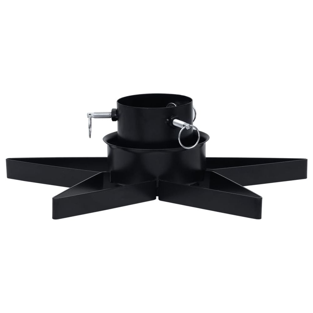 Christmas Tree Stand Black 47x47x13.5 cm - anydaydirect