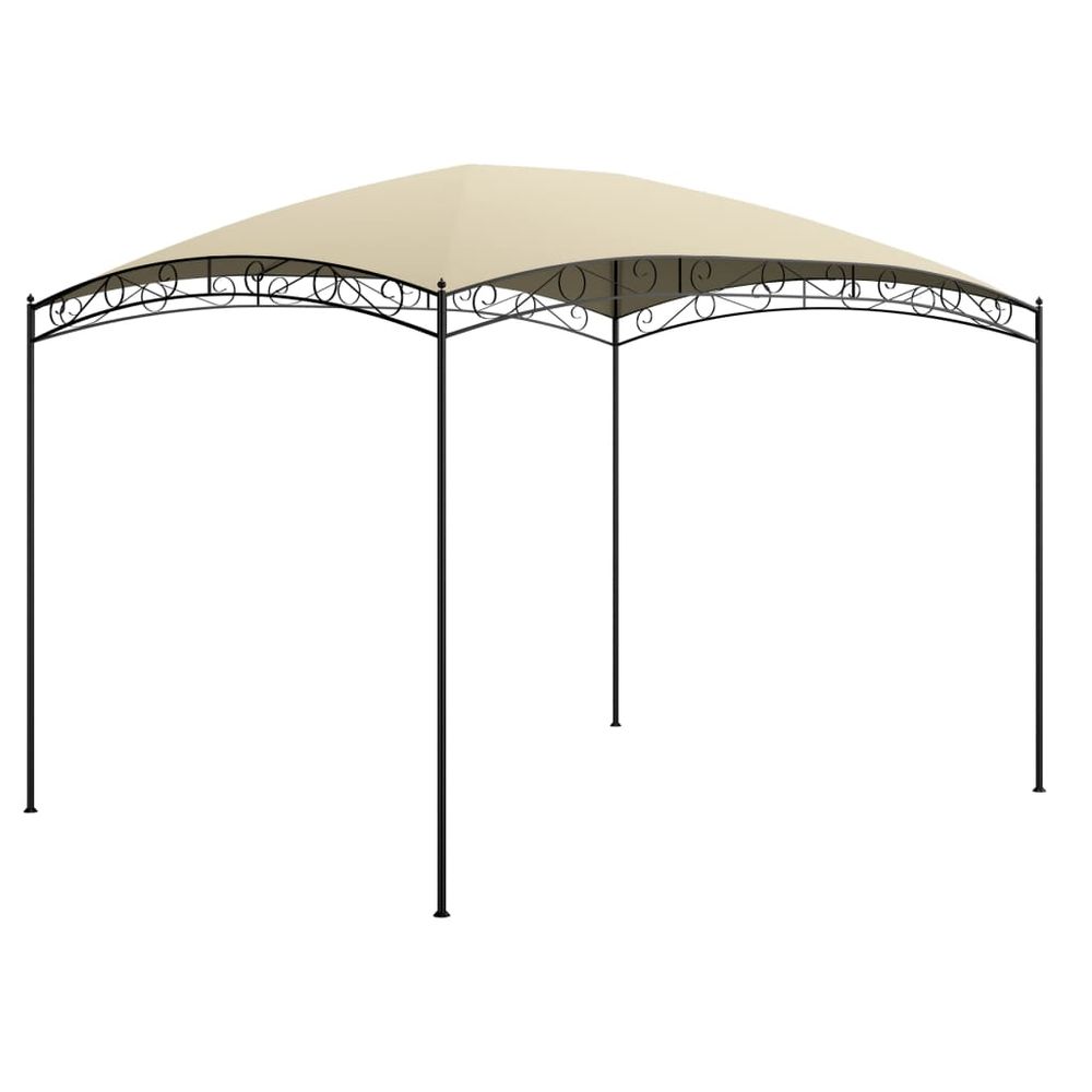 Gazebo 3x3x2.65m to 3x4x2.65m in Taupe, Anthracite & Cream 180 g/m² - anydaydirect