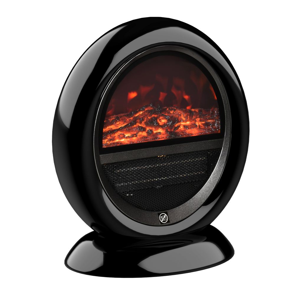 Free standing Electric Fireplace Heater  Rotatable Head Overheating Protection - anydaydirect