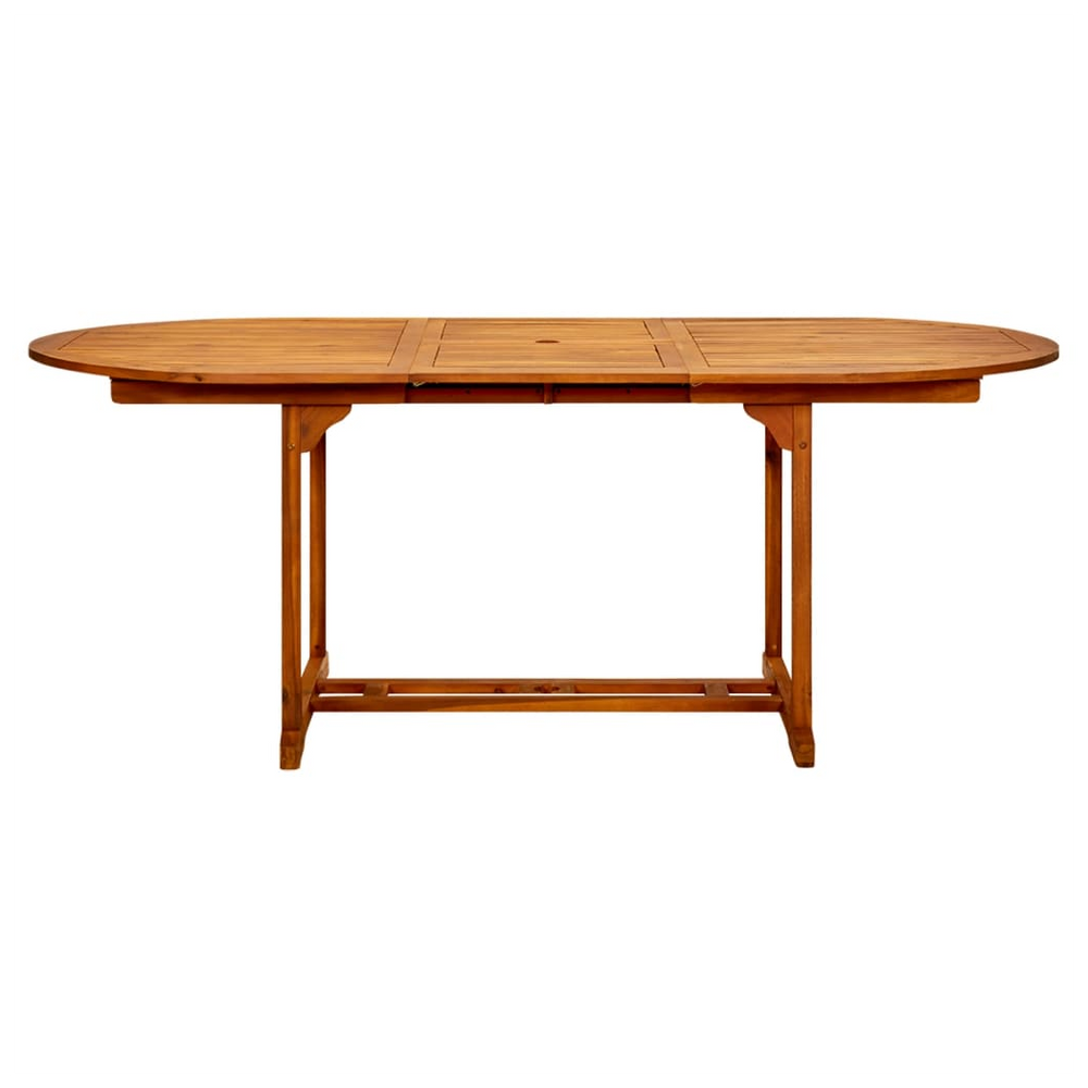 Garden Table 200x100x75 cm Solid Acacia Wood - anydaydirect