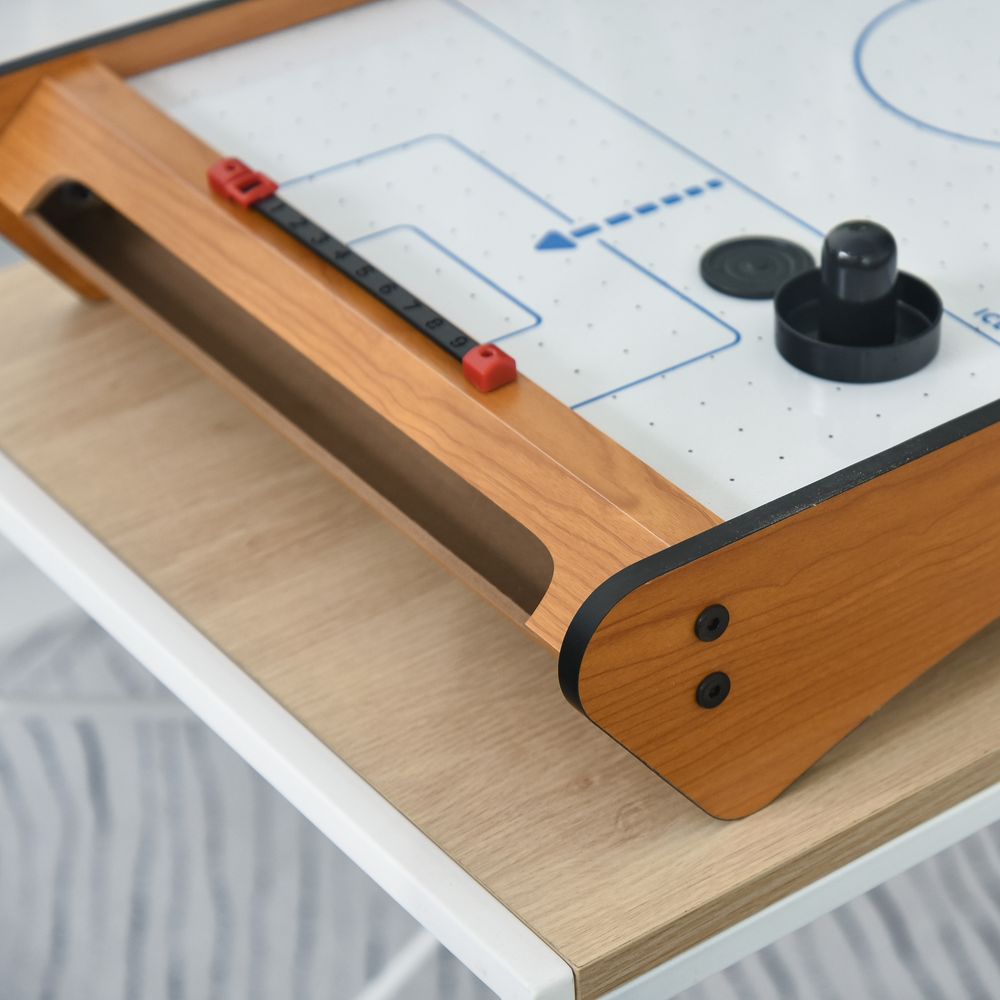 Mini Air Hockey Tabletop Game w/ 2 Pucks Pushers Fan Scoreboard  HOMCOM - anydaydirect