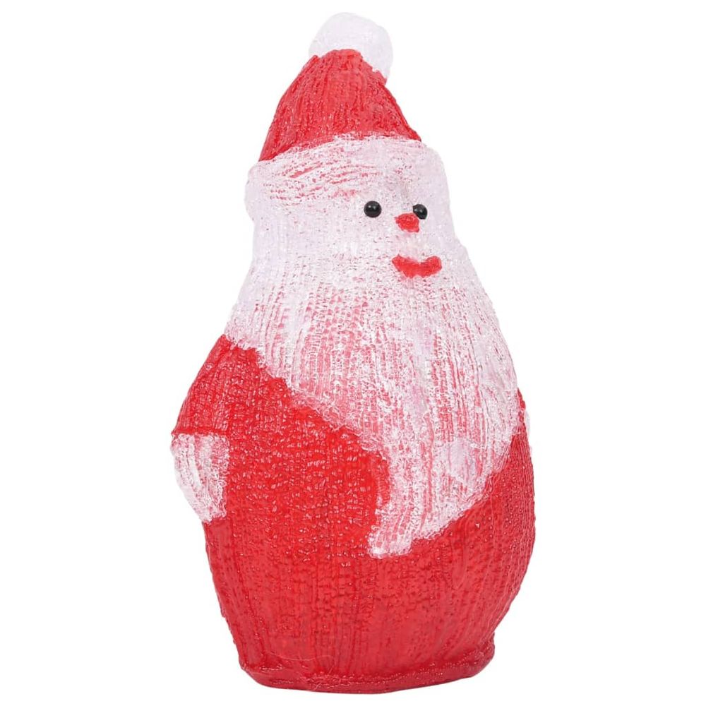 LED Christmas Acrylic Santa Figure Indoor and Outdoor 28cm - anydaydirect