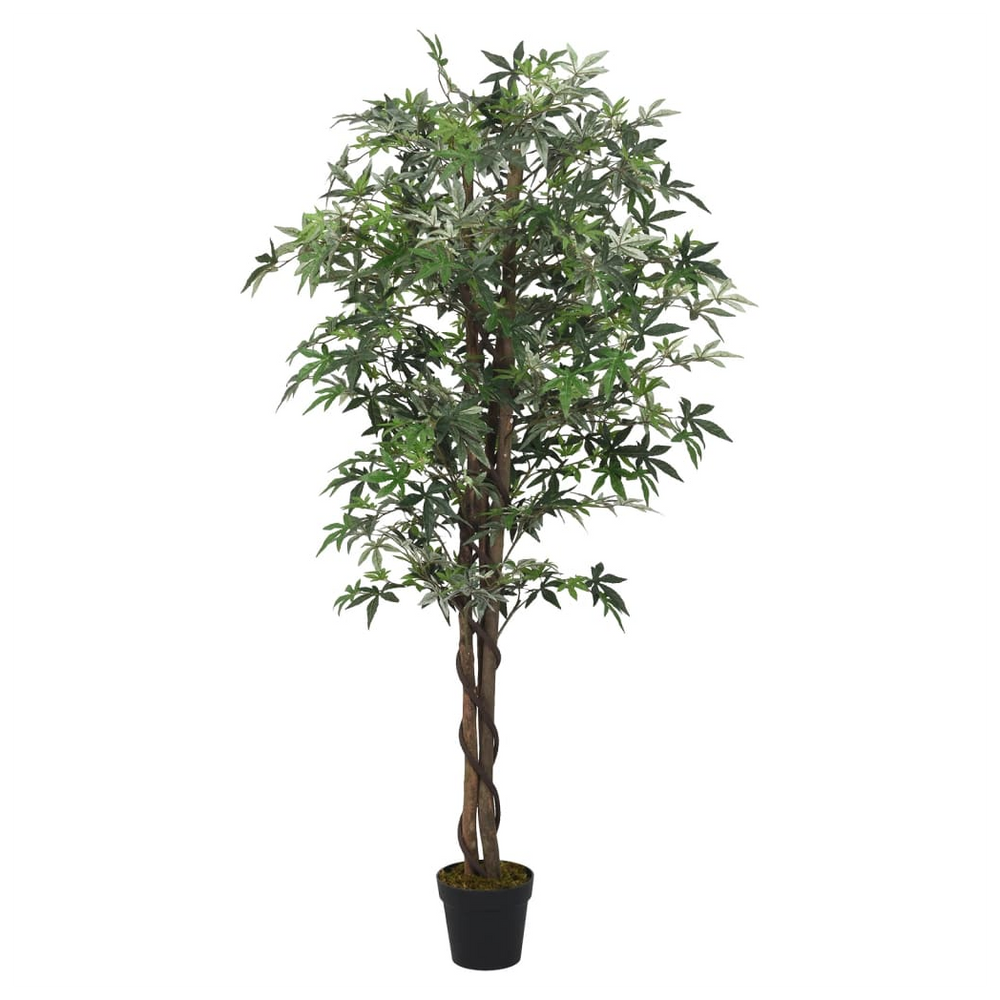 vidaXL Artificial Maple Tree 336 Leaves 120 cm Green - anydaydirect