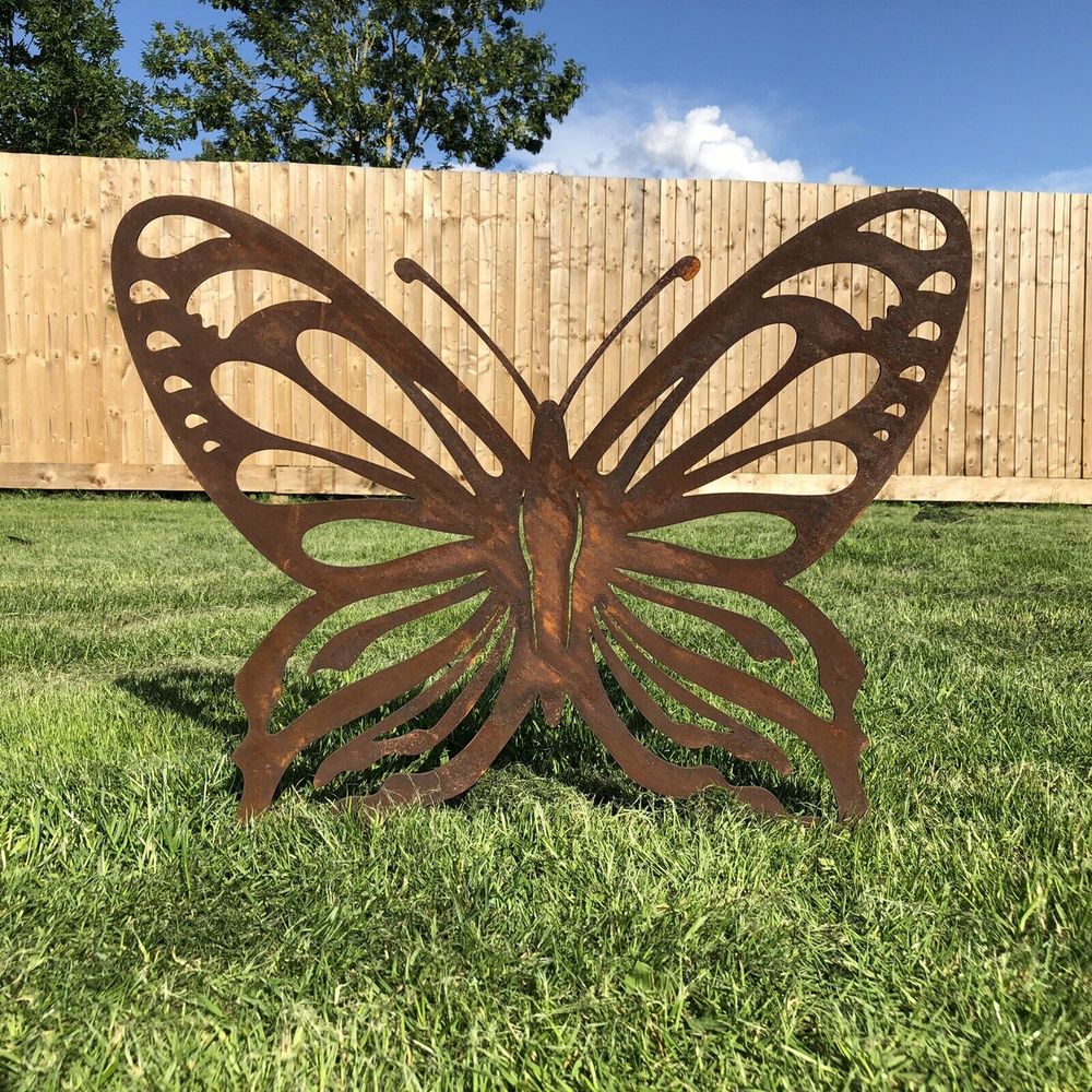 LARGE BUTTERFLY Garden Ornament decoration feature sign - anydaydirect