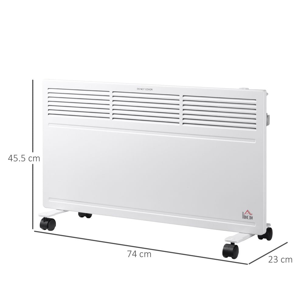 Convector Radiator Heater Freestanding or Wall-mounted Portable Electric - anydaydirect