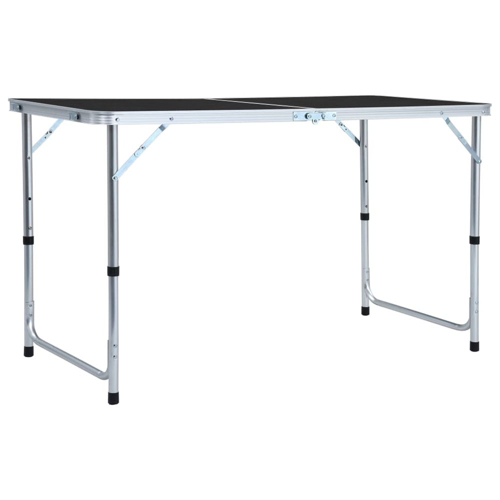 Foldable Camping Table Aluminium 120x60 cm - anydaydirect
