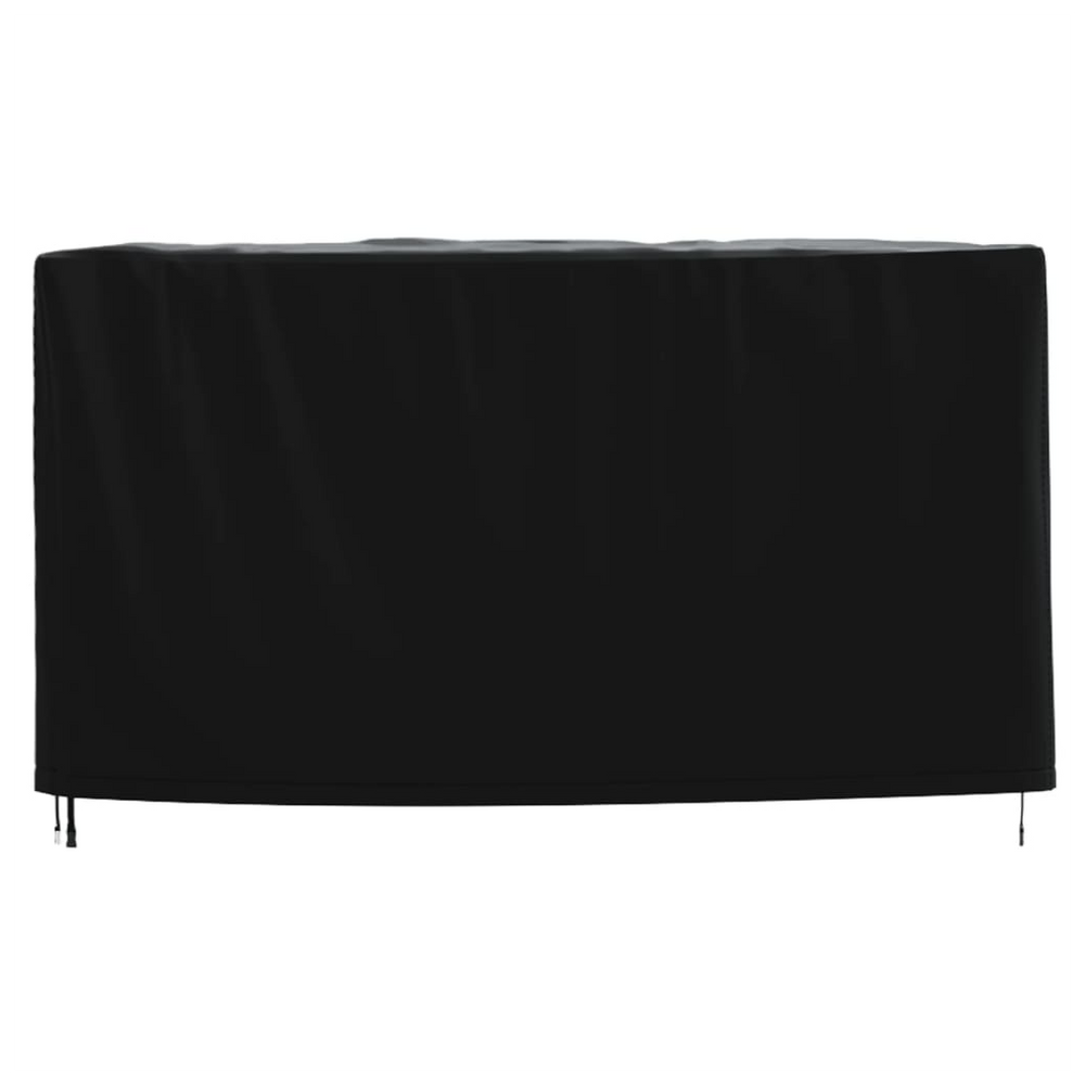 vidaXL Garden Furniture Cover Black 113x113x73 cm Waterproof 420D - anydaydirect