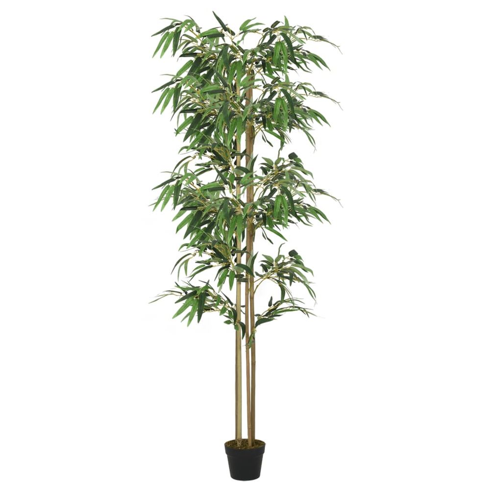 vidaXL Artificial Bamboo Tree 1216 Leaves 180 cm Green - anydaydirect