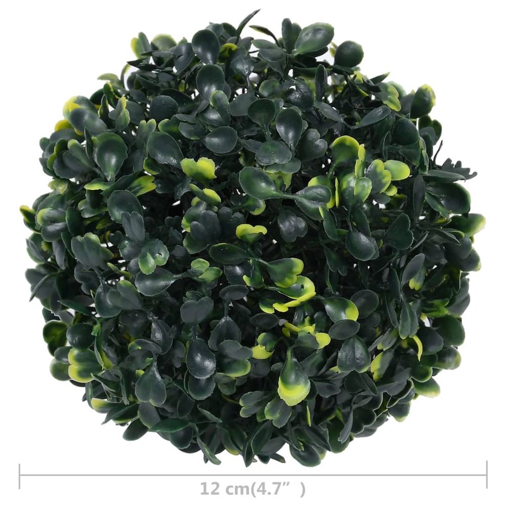 Artificial Boxwood Balls 4 pcs 12 cm - anydaydirect