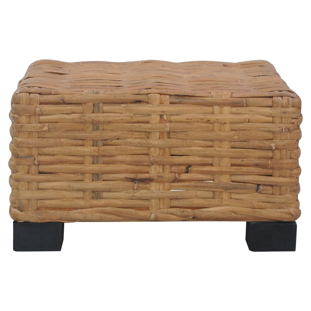 Coffee Table 47x47x28 cm Natural Rattan - anydaydirect