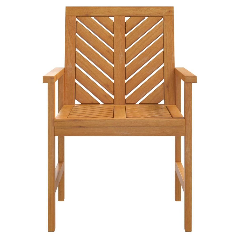 Garden Dining Chairs 4 pcs Solid Wood Acacia - anydaydirect