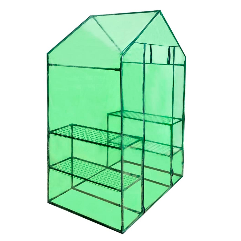 Walk-in Greenhouse with 4 Shelves - anydaydirect