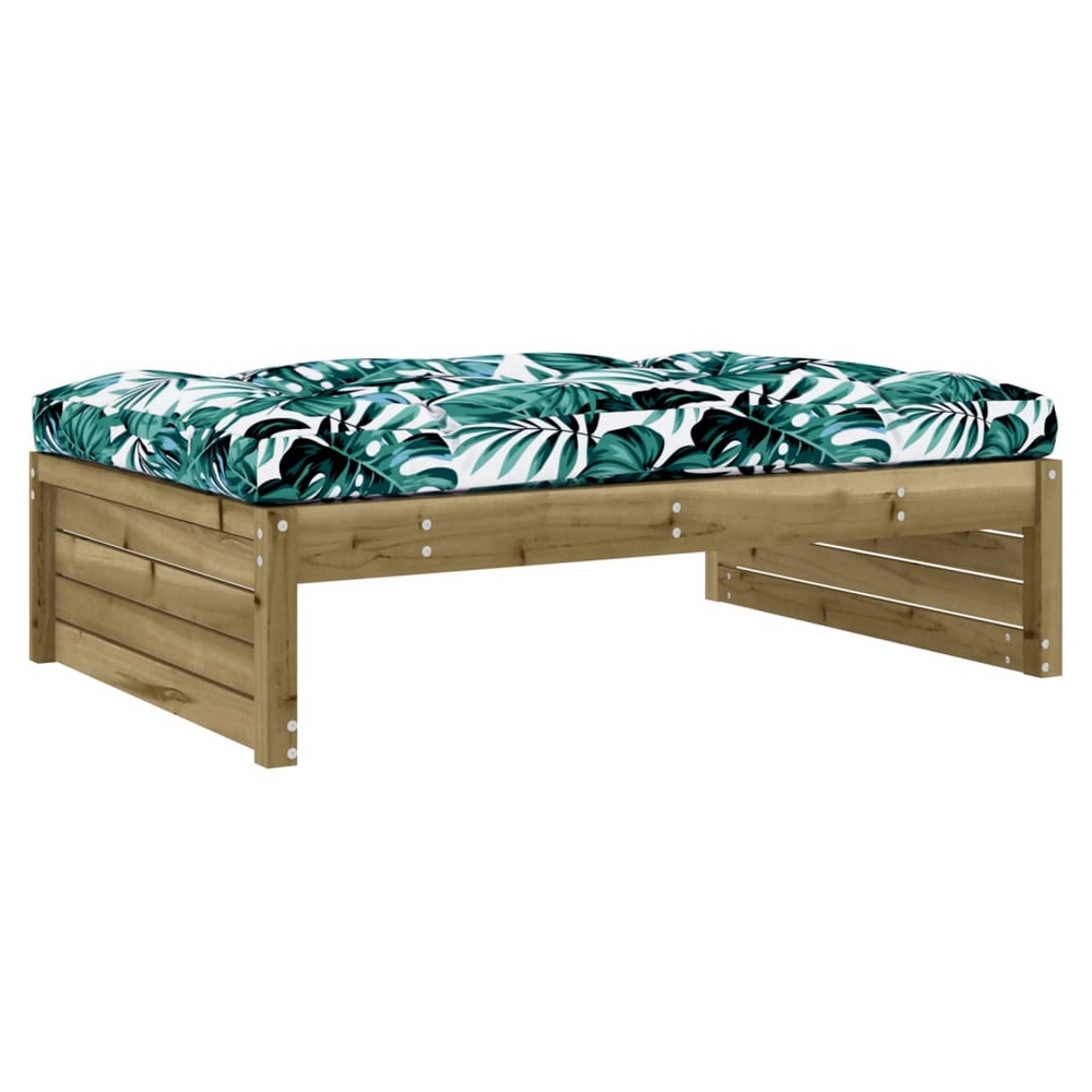 vidaXL Garden Footstool 120x80 cm Impregnated Wood Pine - anydaydirect
