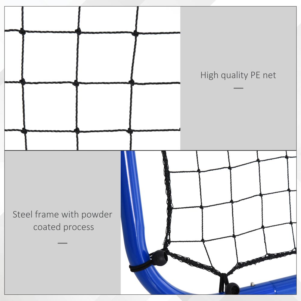 Rebounder Net Football Target Goal Training Adjustable Angles HOMCOM - anydaydirect