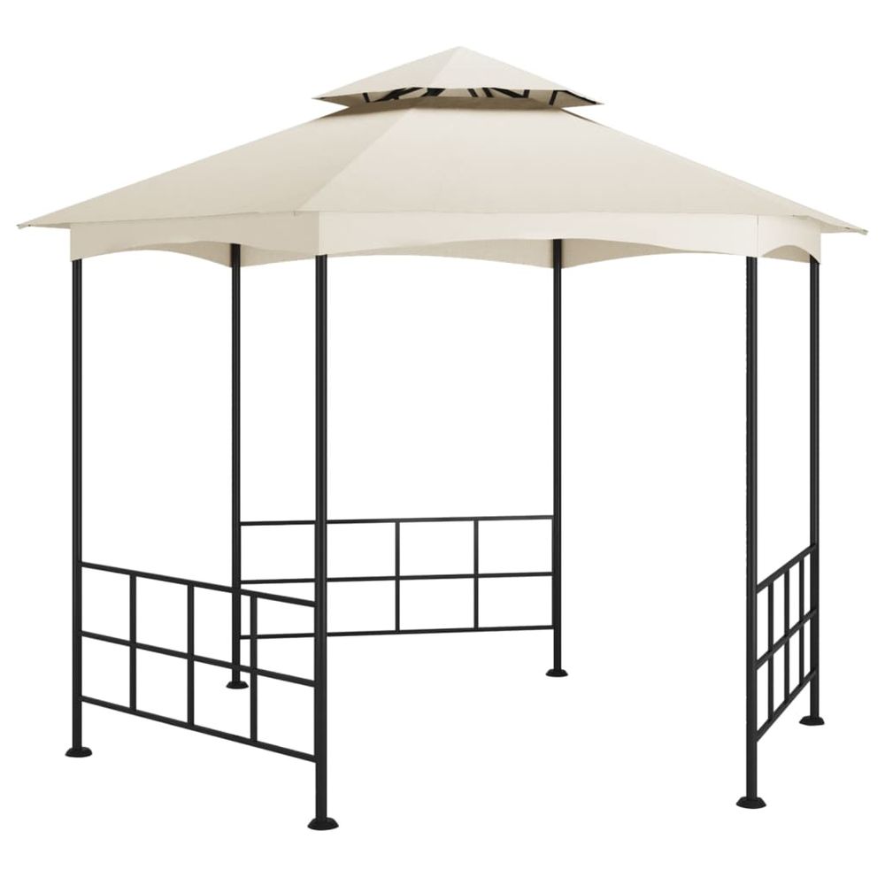 Gazebo with Sidewalls 3.1x2.7 m Cream - anydaydirect