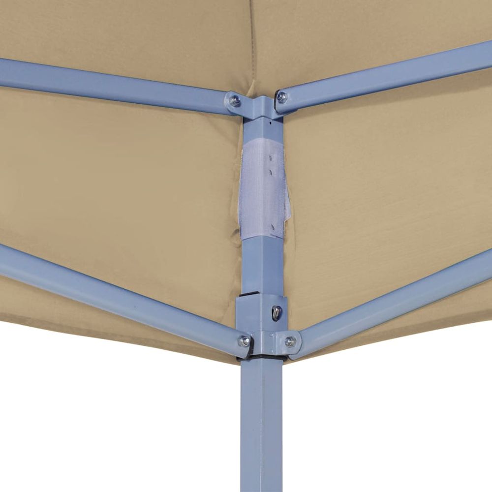 Party Tent Roof 3x3 m Beige 270 g/m² - anydaydirect
