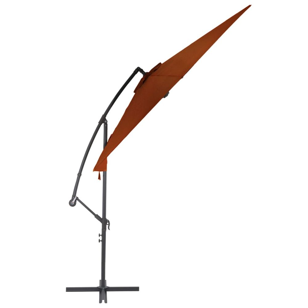 Cantilever Umbrella with Aluminium Pole Terracotta 300 cm - anydaydirect