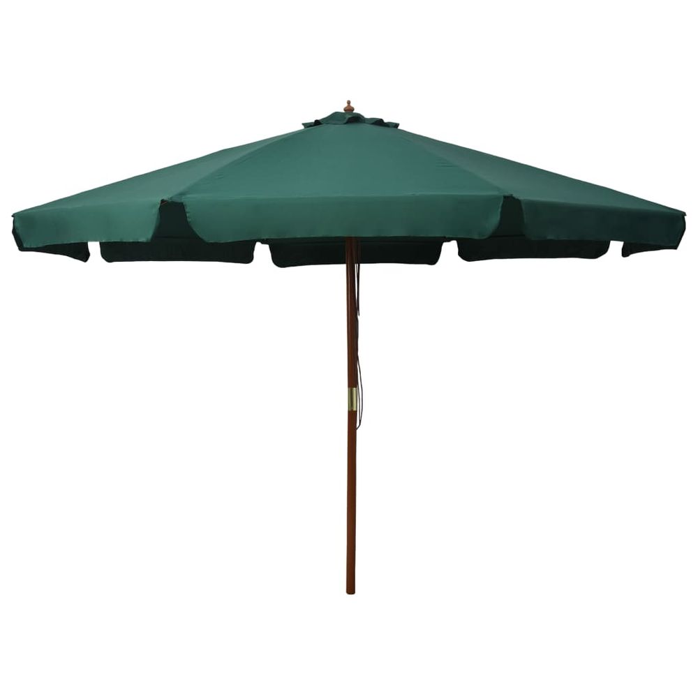 Outdoor Parasol with Wooden Pole 330 cm - anydaydirect