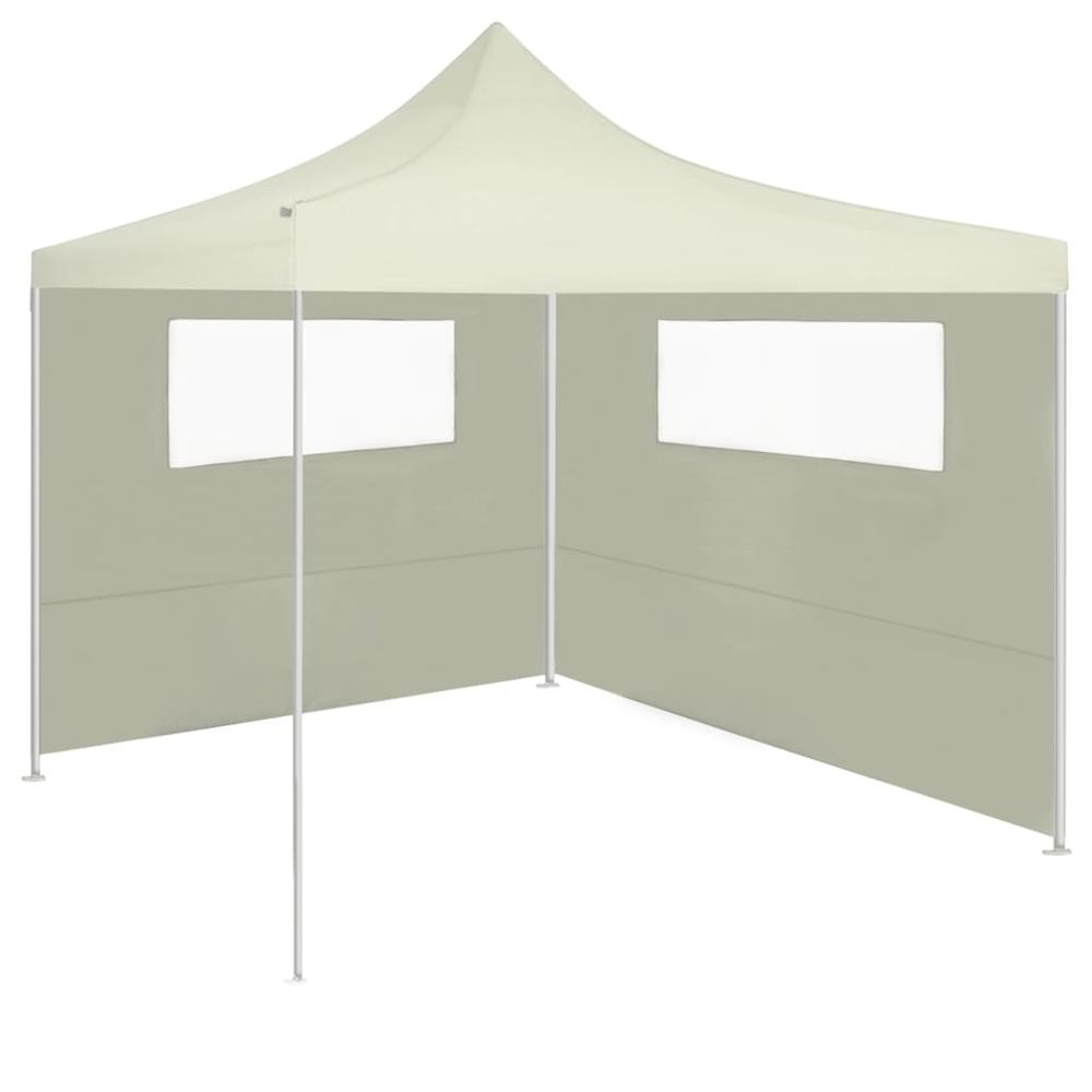 Gazebo Sidewalls with Windows 2 pcs Cream - anydaydirect