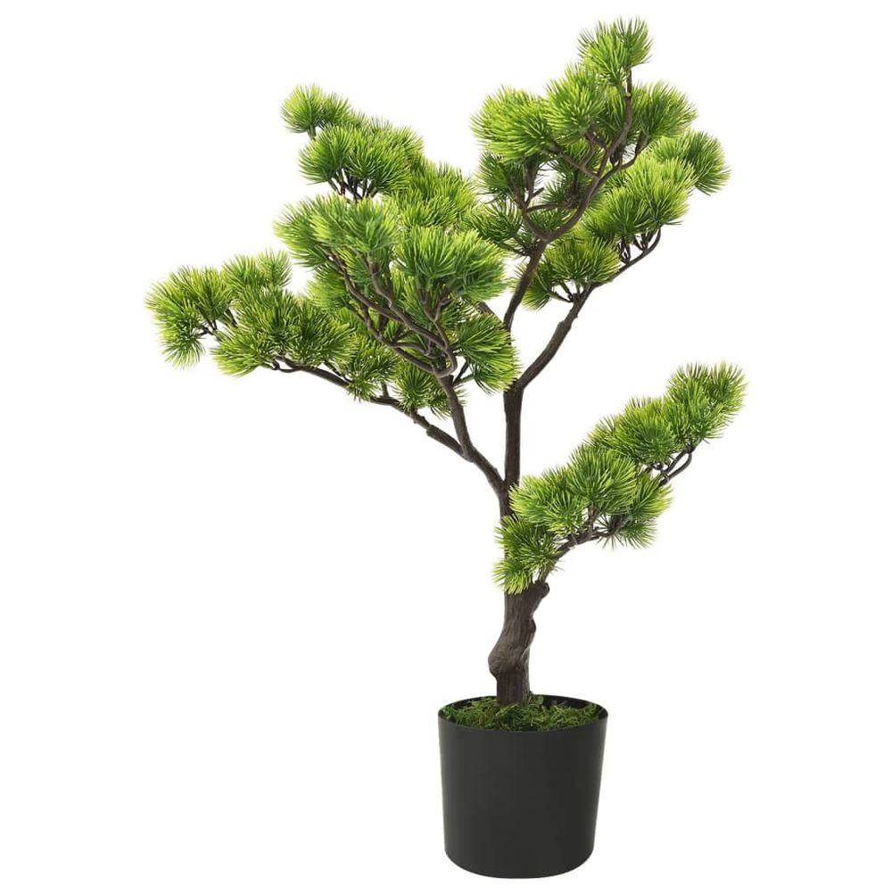 Artificial Pinus Bonsai with Pot 60 cm - 70cm Thin & Thick Stem Green - anydaydirect