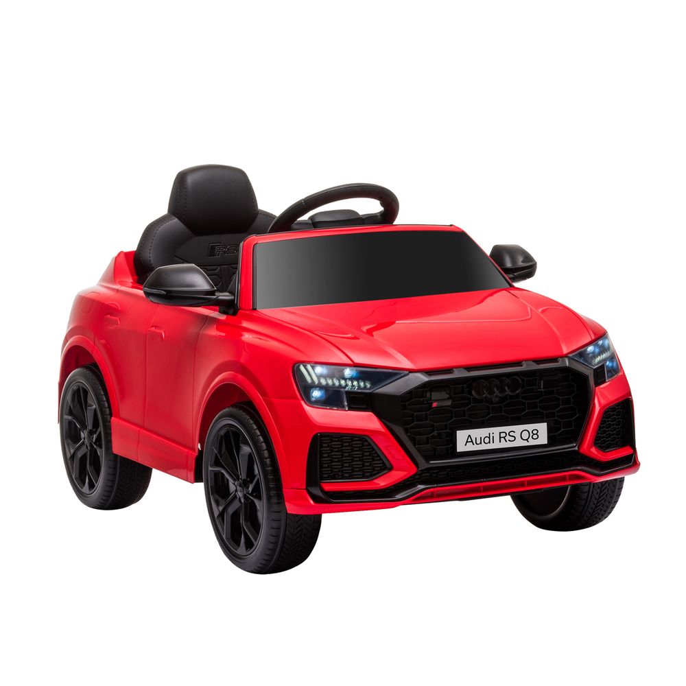 Audi RS Q8 6V Kids Electric Ride On Car Toy w/ Remote Control Red HOMCOM - anydaydirect