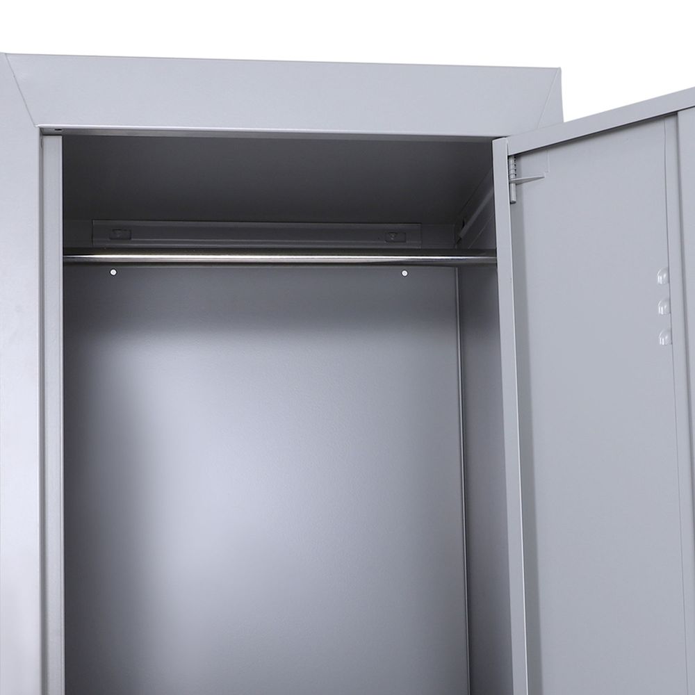 1.8m Locker Office Cabinet Storage Cold Rolled Steel  Storage Shelves Vinsetto - anydaydirect