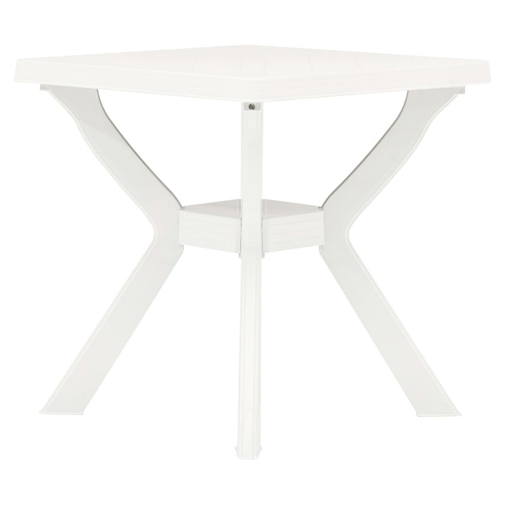 Bistro Table White 70x70x72 cm Plastic - anydaydirect