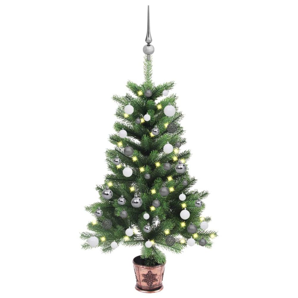 Artificial Christmas Tree with LEDs & Ball Set 65 cm to 240 cm - anydaydirect