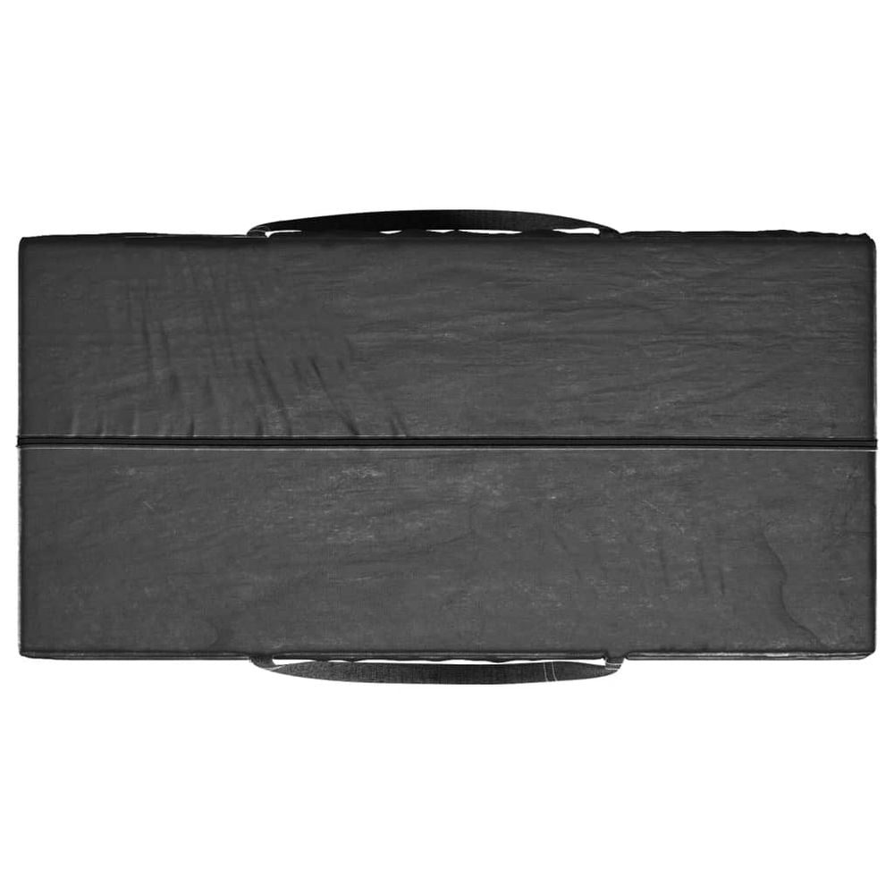 Garden Cushion Storage Bag Black 150x75x75 cm Polyethylene - anydaydirect