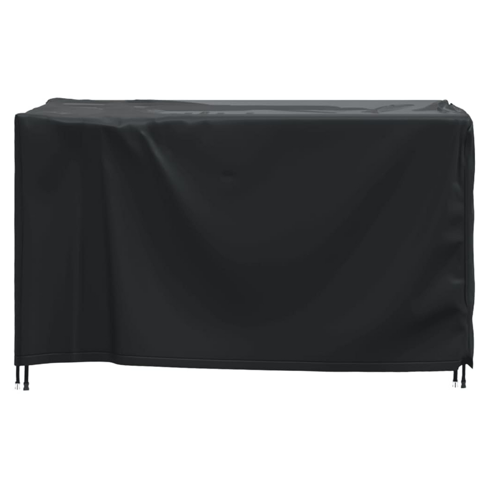 vidaXL Garden Furniture Cover Black 113x113x73 cm Waterproof 420D - anydaydirect