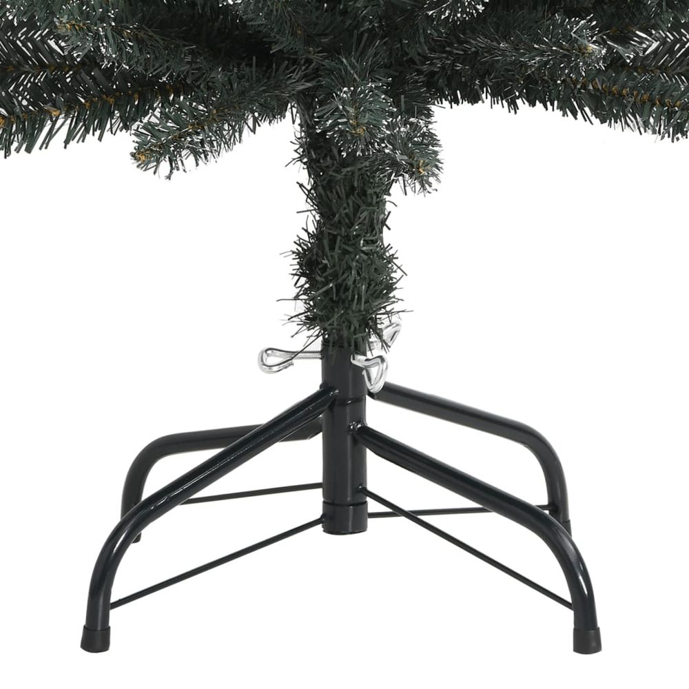 Artificial Slim Christmas Tree with Stand Green 120 cm PVC - anydaydirect