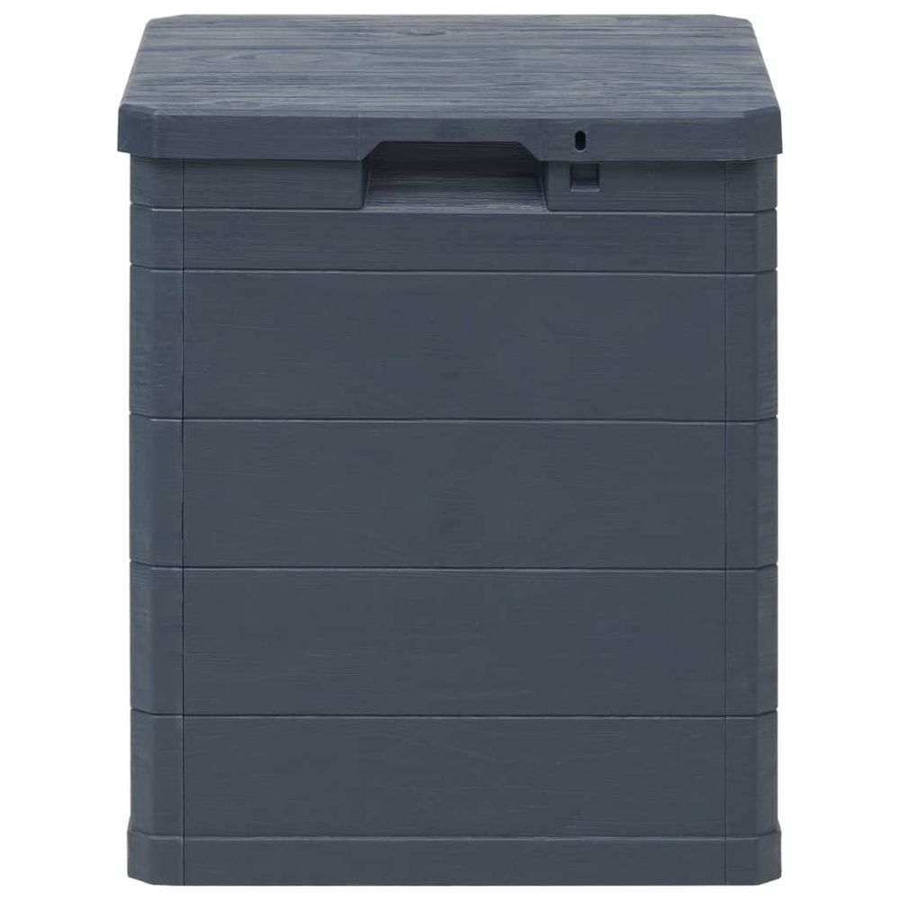 Garden Storage Box 90 L Anthracite - anydaydirect