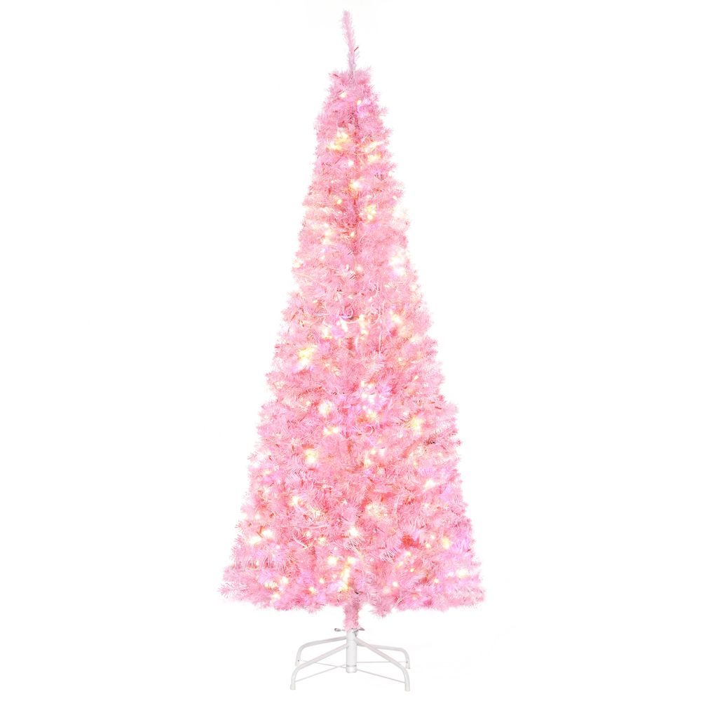 6FT Prelit Artificial Christmas Tree Holiday Home Decor  300 LED Light - anydaydirect