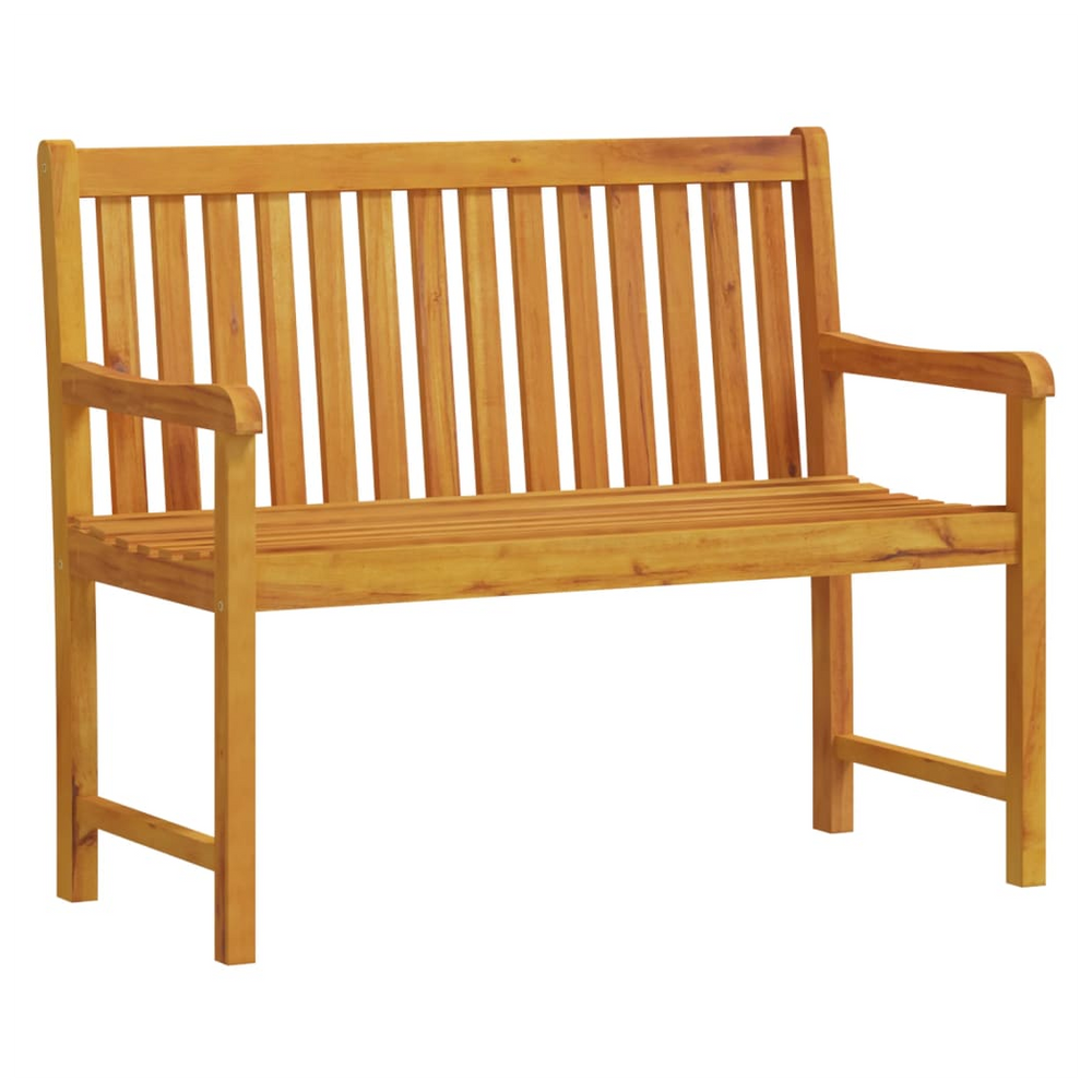 Garden Bench 110 cm Solid Acacia Wood - anydaydirect