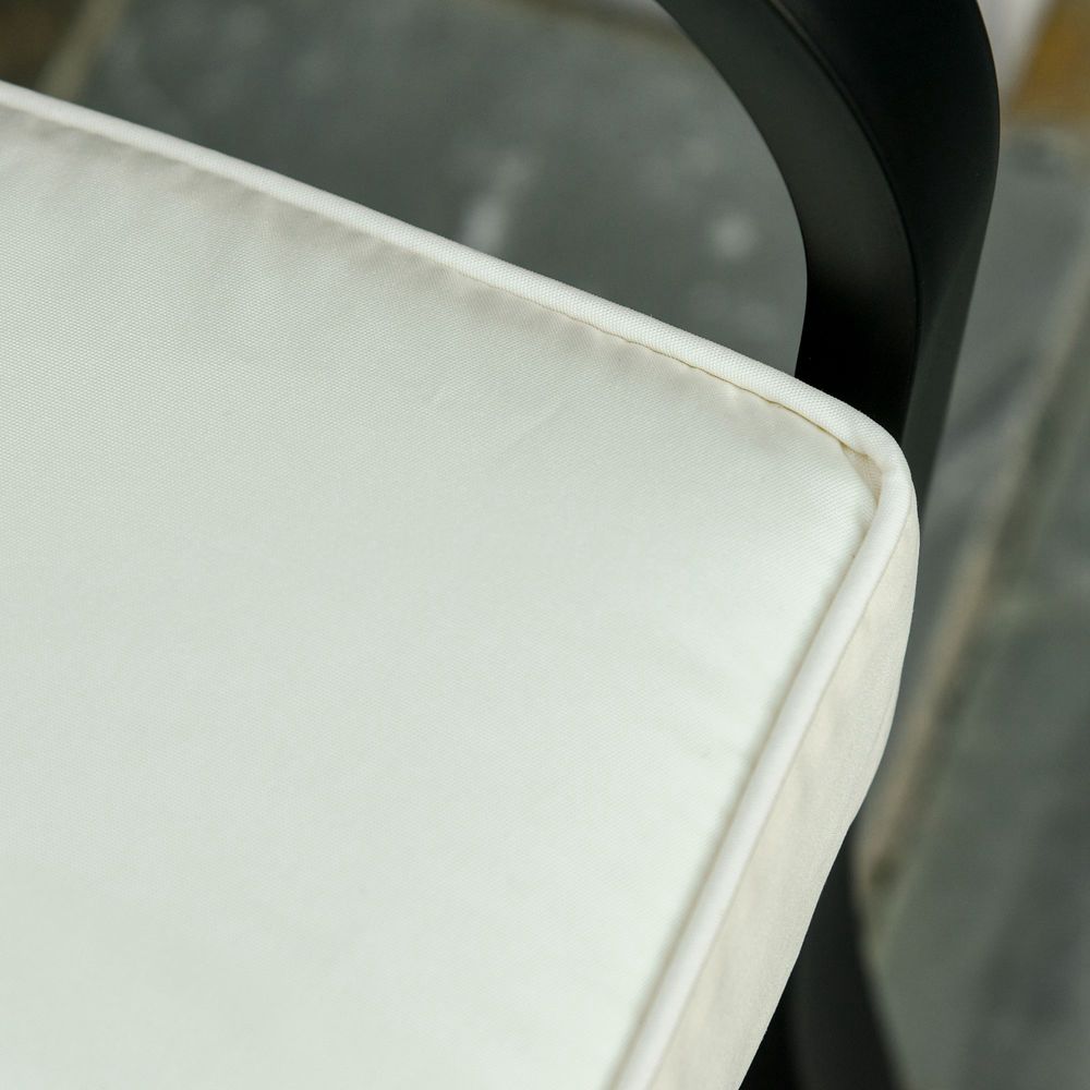 Bench Cushion 2 Seater Loveseat Seat Pad Swing Furniture Cream White - anydaydirect