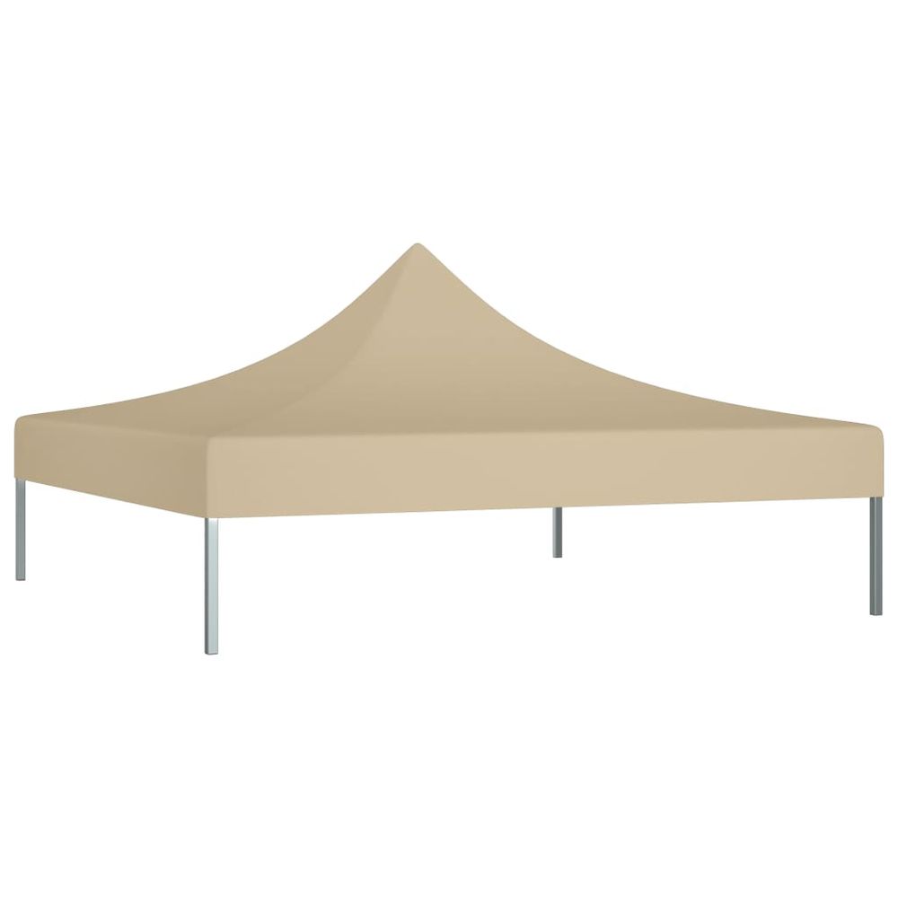 Party Tent Roof 3x3 m Beige 270 g/m² - anydaydirect