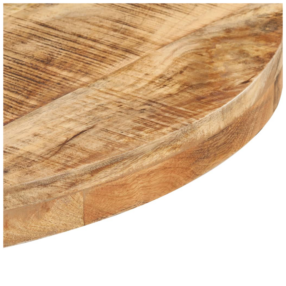 vidaXL Bar Table Round Ø60x110 cm Rough Mango Wood - anydaydirect