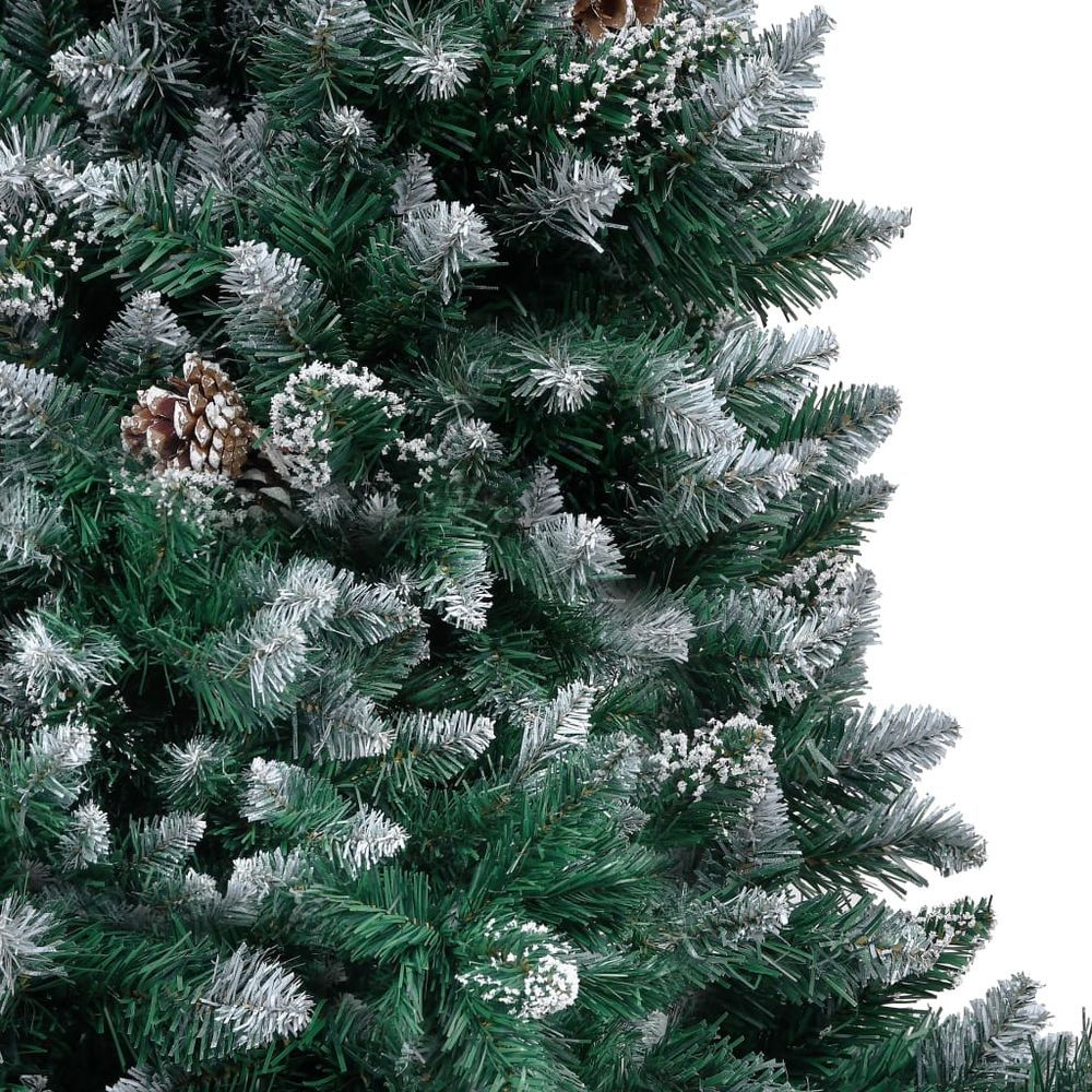 Artificial Christmas Tree with Pine Cones and White Snow 150 cm to 240 cm - anydaydirect