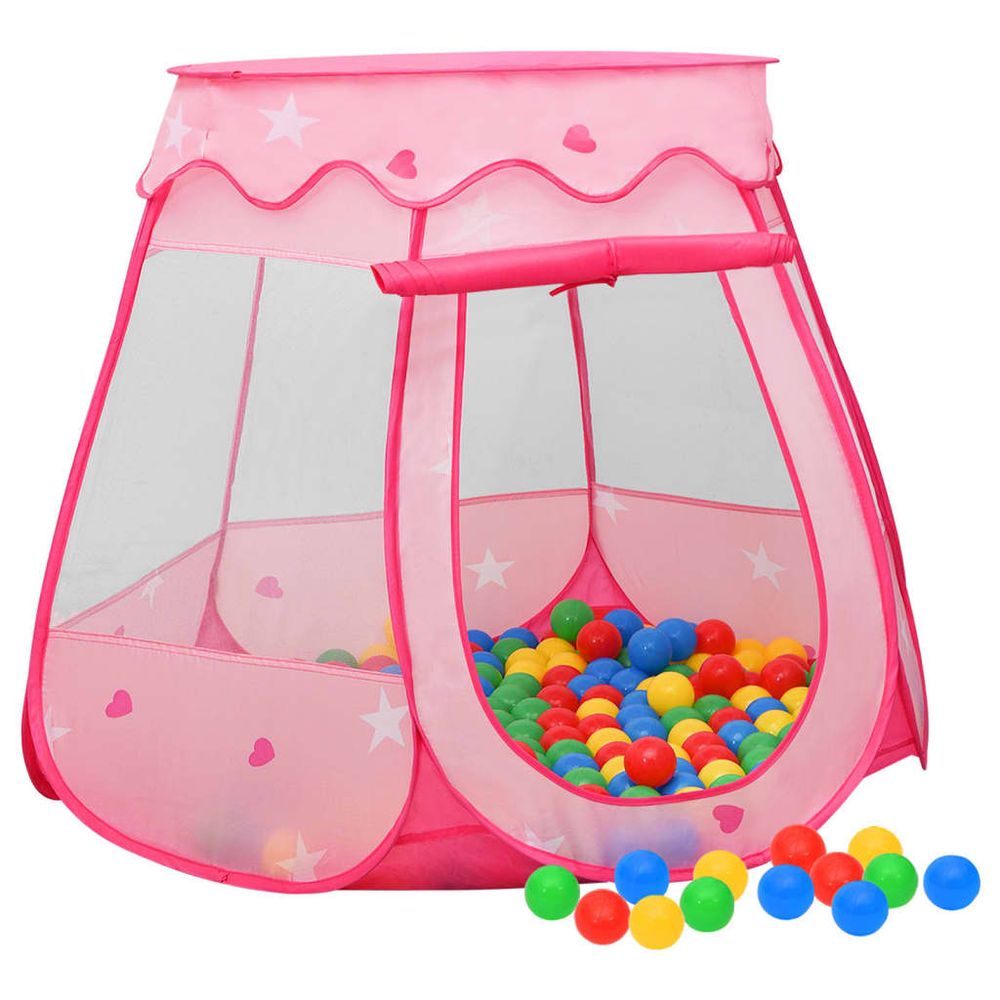 Children Play Tent Pink 102x102x82 cm - anydaydirect