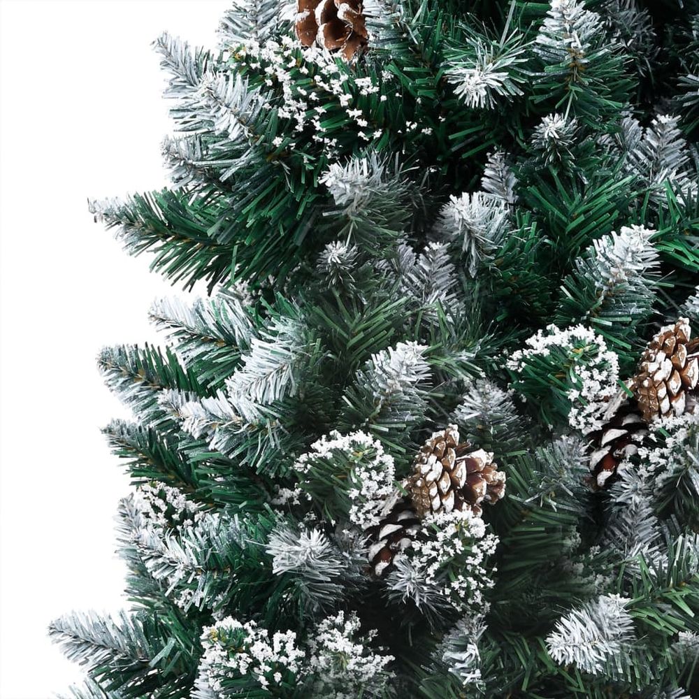 Artificial Christmas Tree with LEDs & Ball Set & Pinecones 150 cm to 240cm - anydaydirect