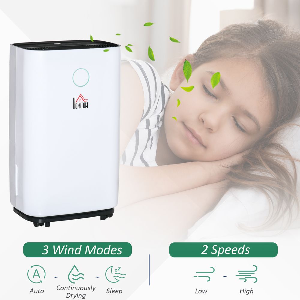 16L/Day 4000ML Portable Quiet Dehumidifier Home Laundry Room Electric Moisture - anydaydirect