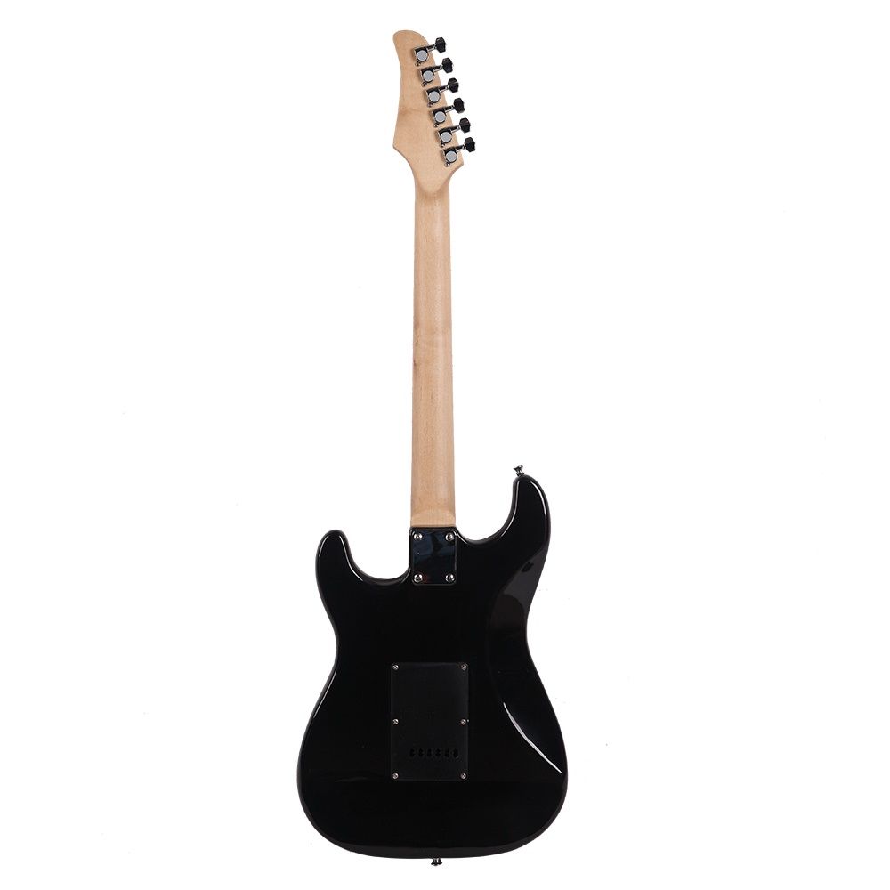 Glarry GST Stylish Electric Guitar Kit with Black Pickguard Black - anydaydirect